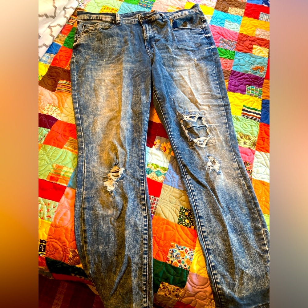 Jeggings, High Rise Curvey Jeggings, Levitz, Size 14